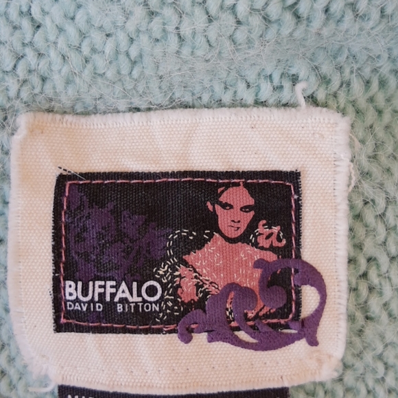 Buffalo Mint Green Wool Alpaca Blend Sweater Small - Picture 5 of 8